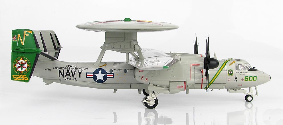 Northrop Grumman E-2C Hawkeye NF 600/165296, VAW-115, USS George Washington, 2010, 1:72, Hobby Master 