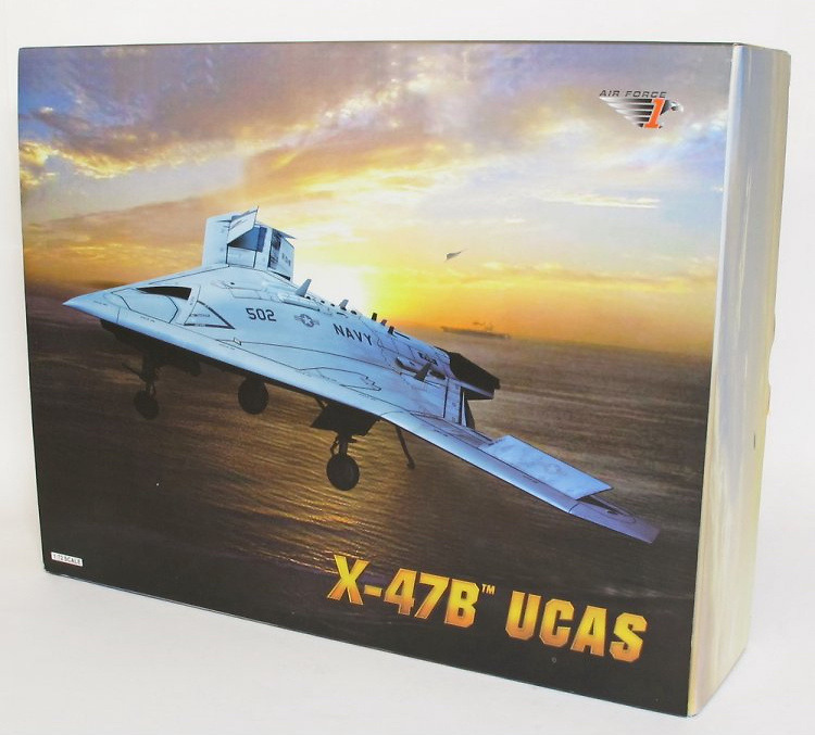 Northrop Grumman X-47B, US Navy unmanned combat air vehicle (UCAV), Carrier Based Drone, 1:72, Air Force One 