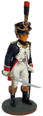 Oficial de Fusileros, Joven Guardia, 1810, 1:30, Del Prado 