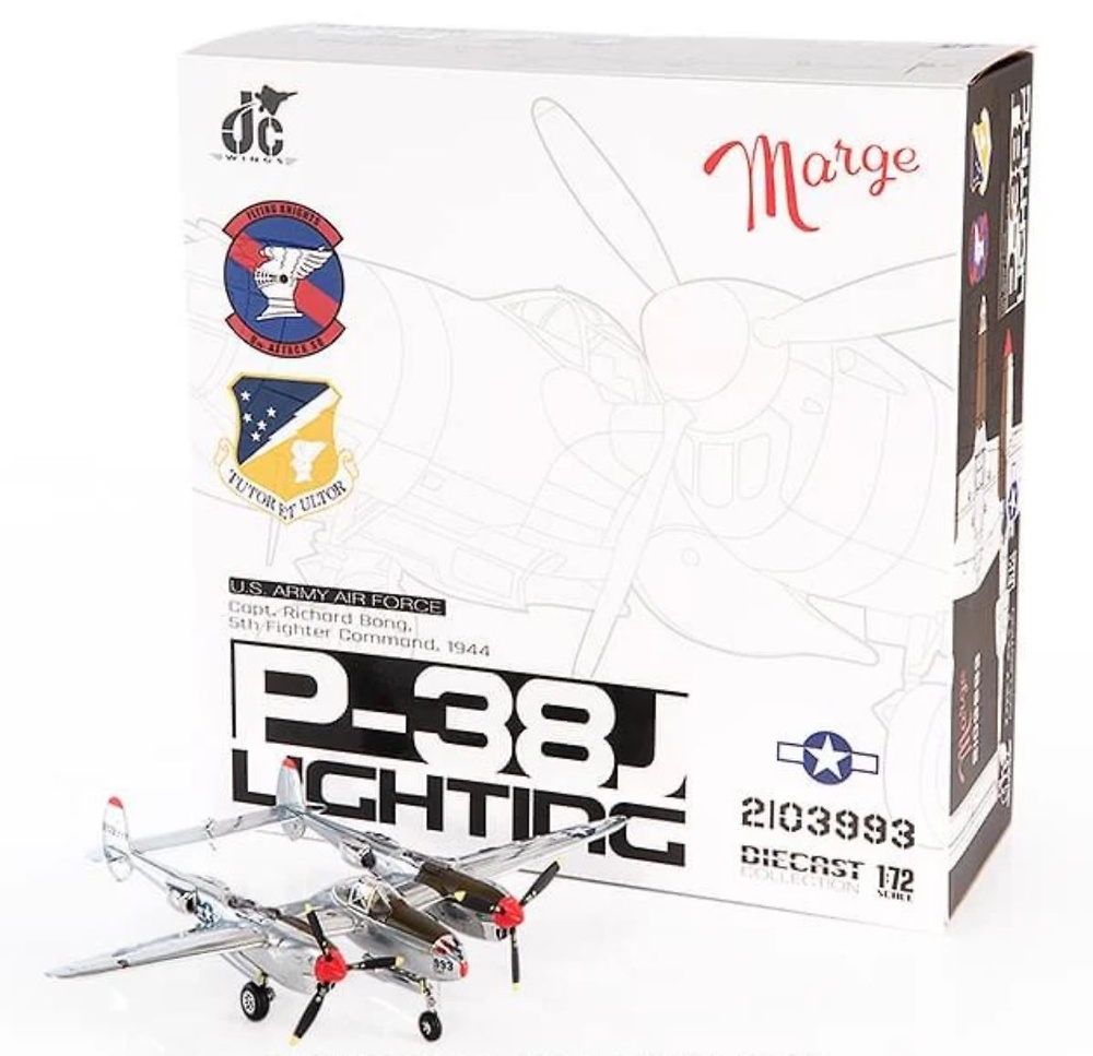P-38J Lighting, 5º Comando de Cazas, Ejército del Aire de EE.UU. 1944, 1:72, JC Wings 