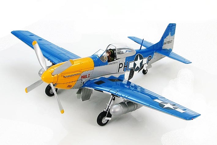 P-51D Mustang Paul I, Coronel Paul H. Poberezny, 1:48, Hobby Master 