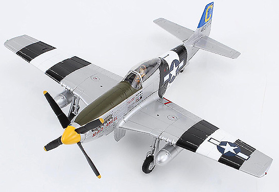 P-51D Mustang USAAF 3rd ACG, 4th FS, Bad Angel, Louis Curdes, Filipinas, 1945, 1:48, Hobby Master 