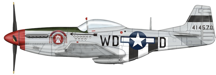 P51D Mustang USAAF 335 FS/4 FG 