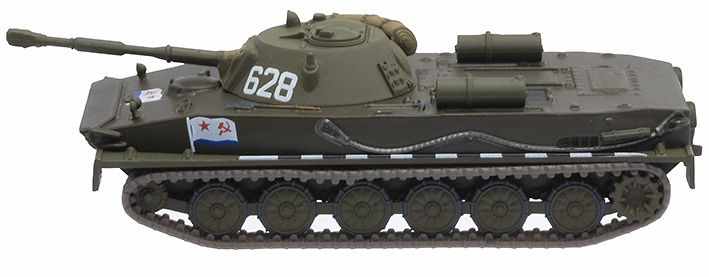 PT-76, Carro de Combate Anfibio, Ejército Soviético, 1953/69, 1:72, DeAgostini 