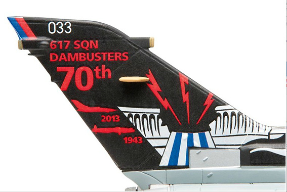 Panavia Tornado GR4, ZA412, 617 Sqn RAF, 'Dambusters 70th Anniversary', 1:72, Corgi 