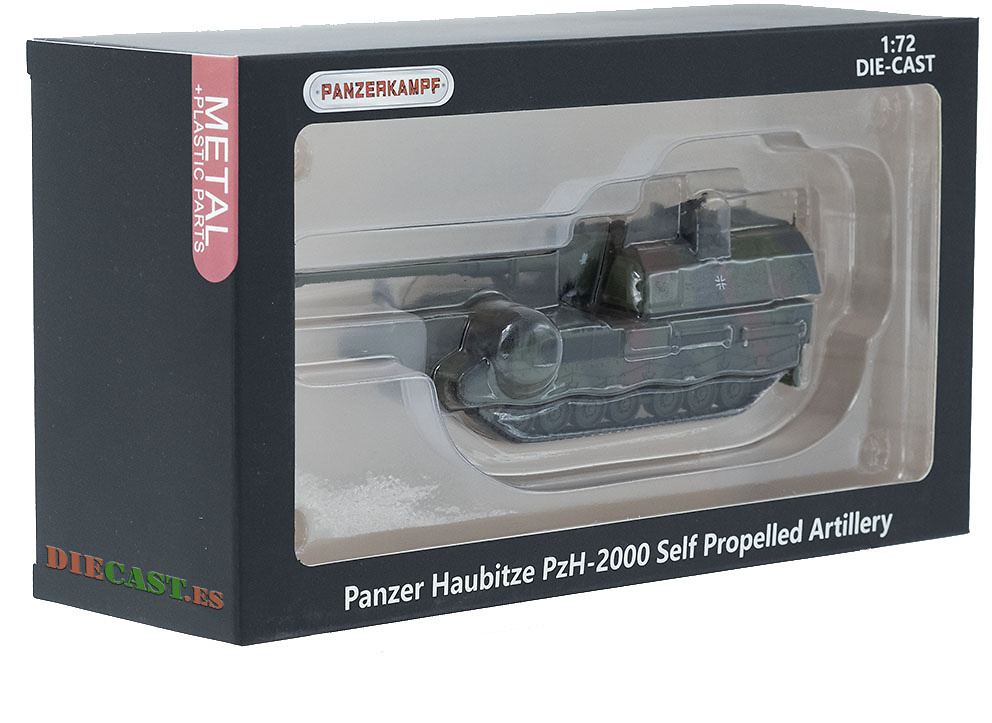 Panzer Haubitze PzH-2000, Artillería Autopropulsada, Ejército Alemán, Afganistan, 2001, 1:72, Panzerkampf 