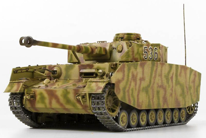 Panzer IV Ausf.H, Tanque medio alemán, 1:35, Zvezda 