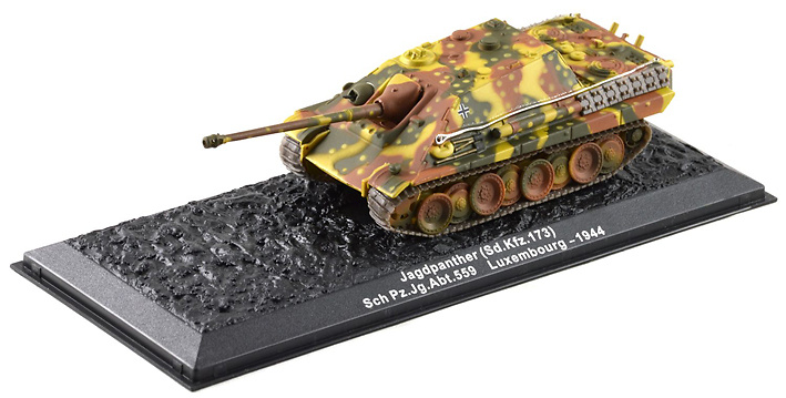 Jagdpanther Sd.Kfz173, Sch Pz.Jg.Abt.559, Luxemburgo 1944, 1:72, Altaya 
