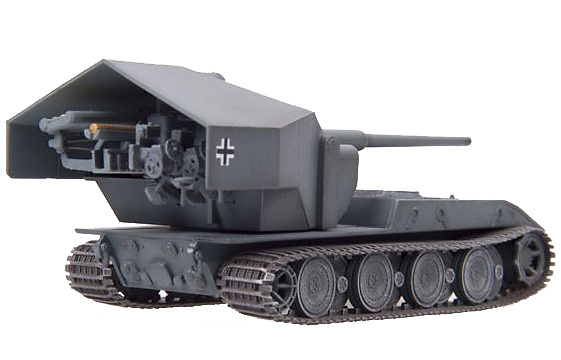 Panzerkampfwagen E-100 Ausf. B con cañón de 128 mm., Alemania, 1946, 1:72, Modelcollect 