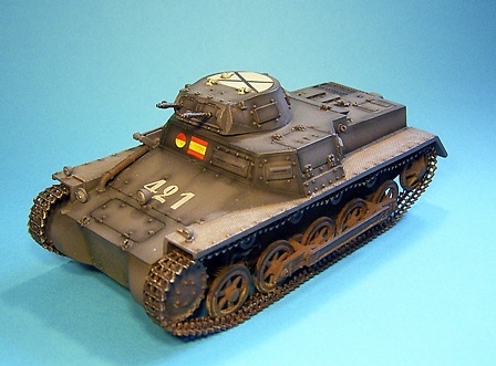 Panzerkampfwagen I Ausf. B, Nº 421, España, 1936-39, 1:30, John Jenkins 