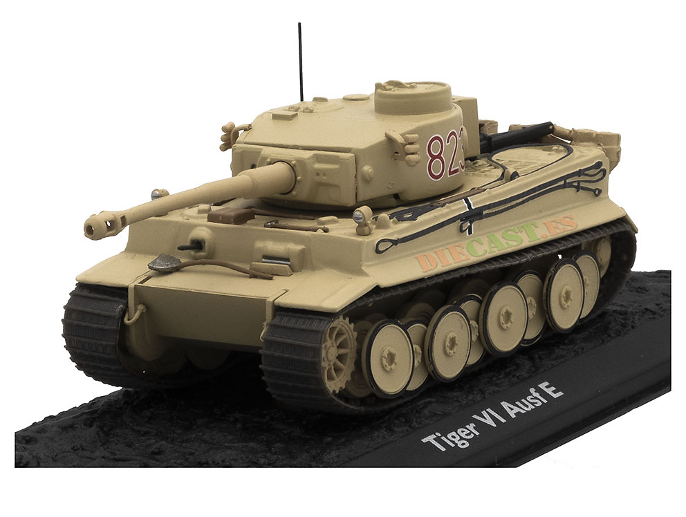 Panzerkampfwagen Tiger VI Ausf E, Alemania, 1942-45, 1:72, Atlas Editions 