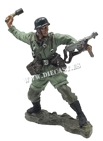 Paracaidista alemán, Creta, 1941, 1:32, Hobby & Work 
