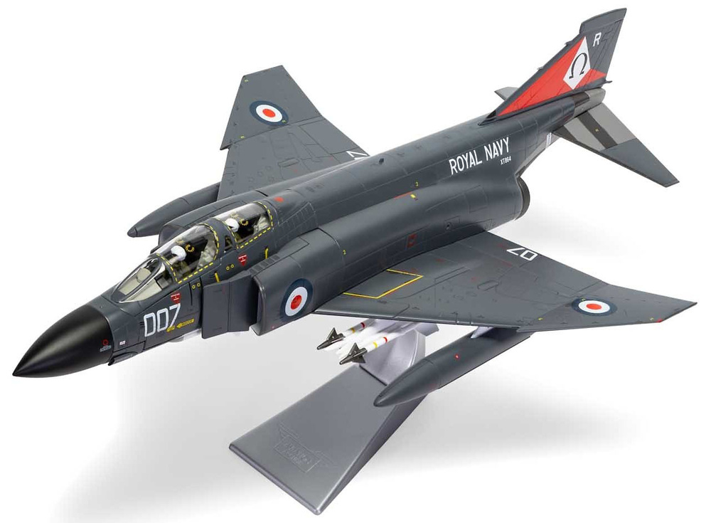 Phantom FG.1 XT864/007R, No.892 NAS, HMS Ark Royal, Noviembre, 1978, 1:48, Corgi 