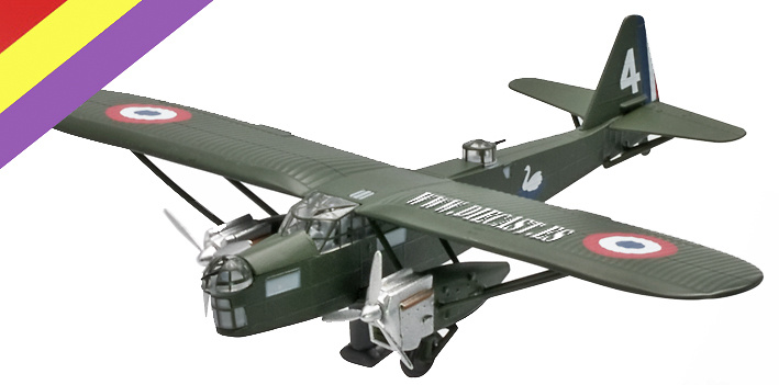 Potez 540, Aviación Republicana, Toledo 1936, 1:144, Altaya 