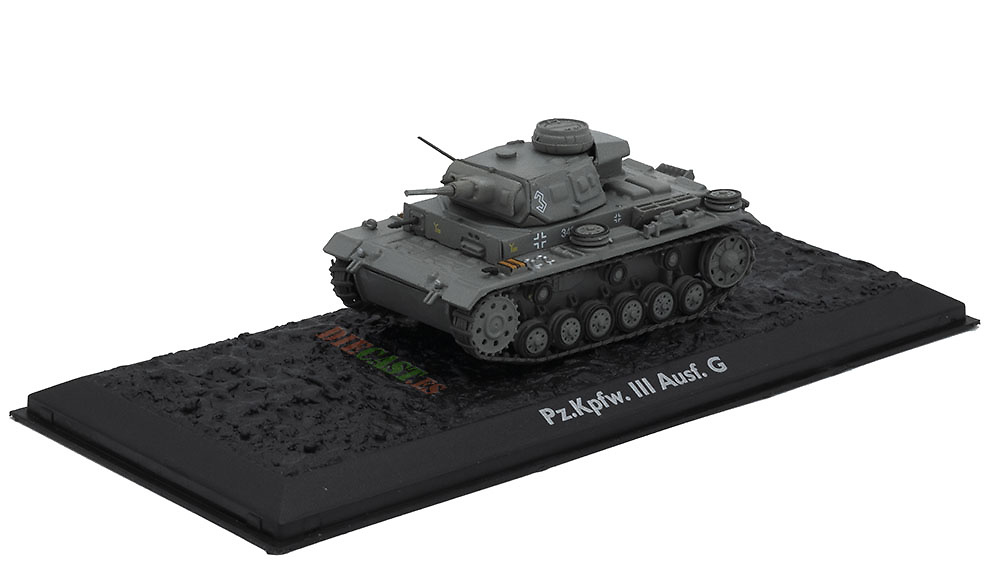 Pz.Kpfw. III Ausf. G, Alemania, 1939/45, 1:72, Atlas Editions 
