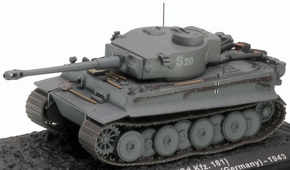 Pz.Kpfw. Tiger VI Ausf.E 13./Pz. Regt. Grossdeuschland, 1943, 1:72, Altaya 