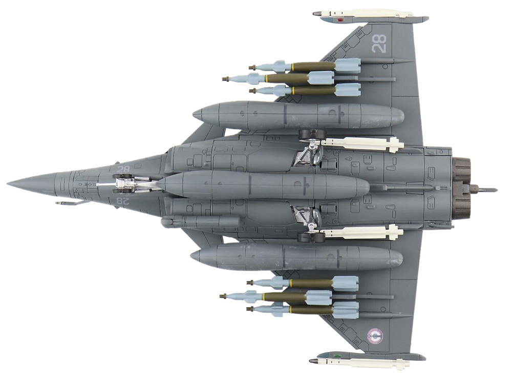 Rafale M, Aeronavale Flotille 12, #28, Charles de Gaulle, Libya Operation, 2011, 1:72, Hobby Master 