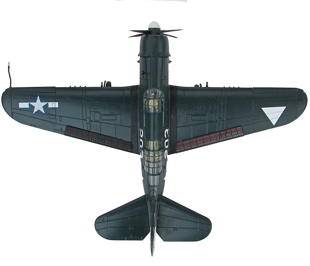 SB2C-4E Helldiver No. 203, VB-87, USS Ticonderoga, Mayo, 1945, 1:72, Hobby Master 