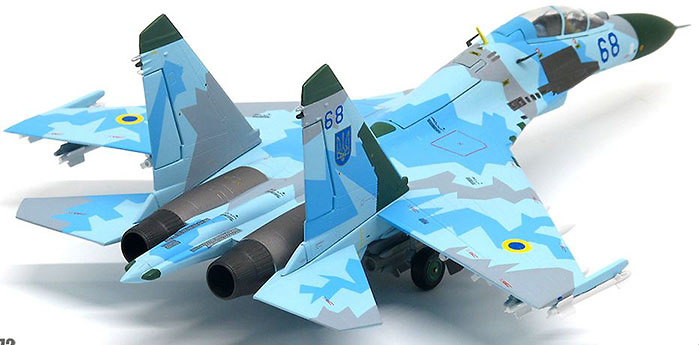 SU-27UB Flanker-C, 831 IAP, Fuerza Aérea Ucraniana, 2000, 1:72, JC Wings 
