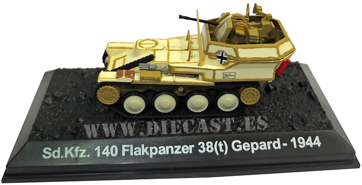 Sd.Kfz. 140 Flakpanzer 38(t) Gepard, 1944, 1:72, Blitz 72 