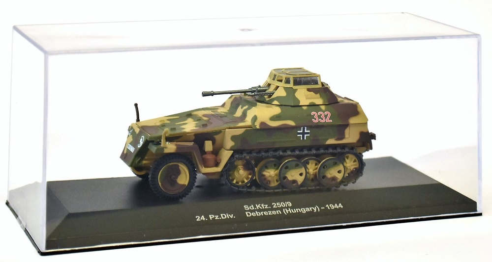 Sd.Kfz. 250/9 24, Pz.Div. Debrezen (Hungría), 1944, 1:43, Atlas 