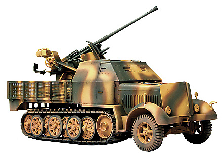 Sd.Kfz.7/2 With 37 mm Anti-Aircraft Gun, Eastern Front, 1943, 1:72, Forces of Valor 