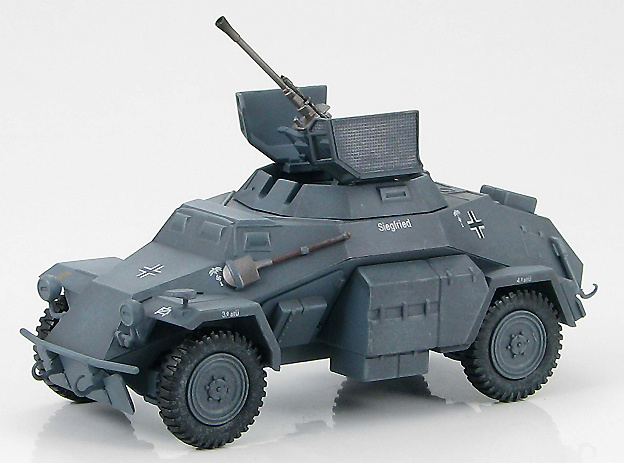 SdKfz 222. Leichter Panzerspahwagen, Norte de Africa, Marzo, 1941, 1:48, Hobby Master 