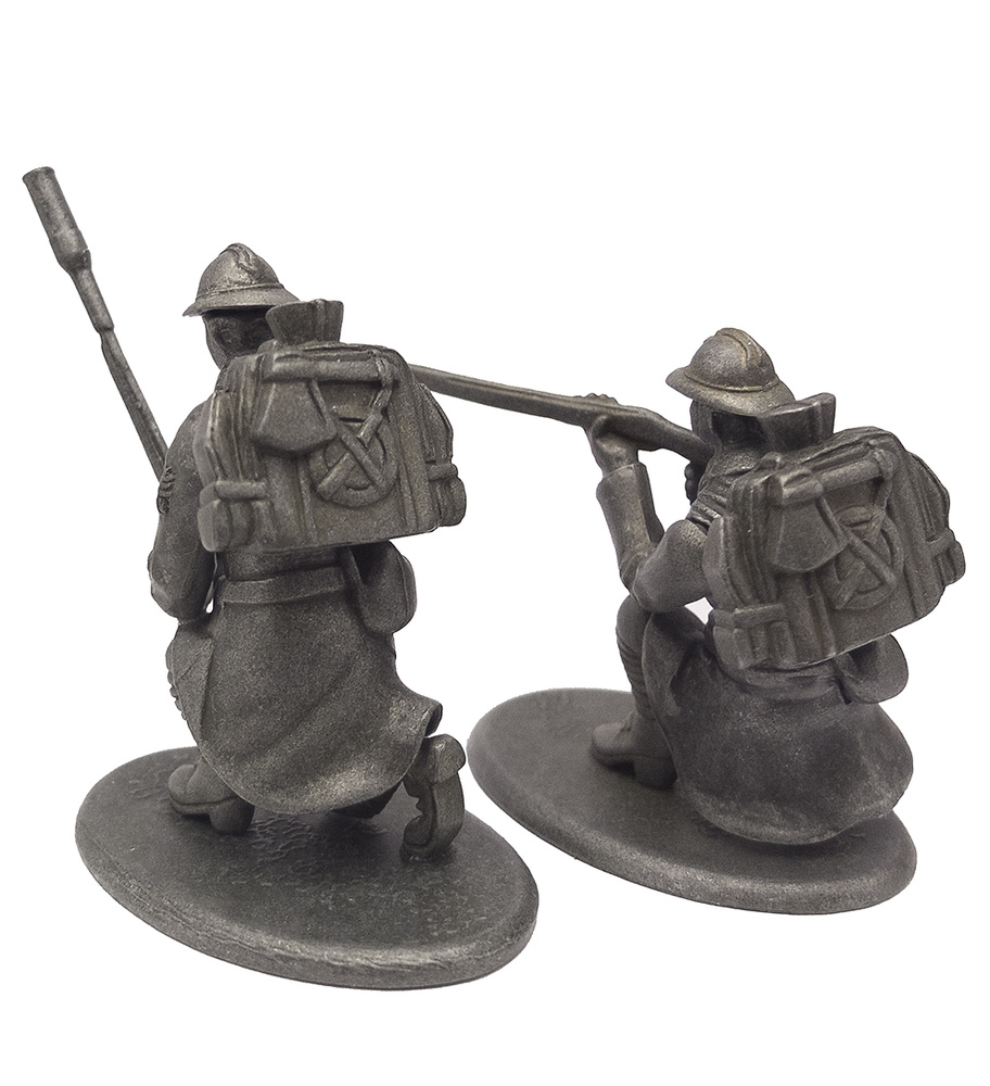 Servidor de Trabuco VB y Tirador de Rifle, Francia, 1918, 1:24, Atlas Editions 