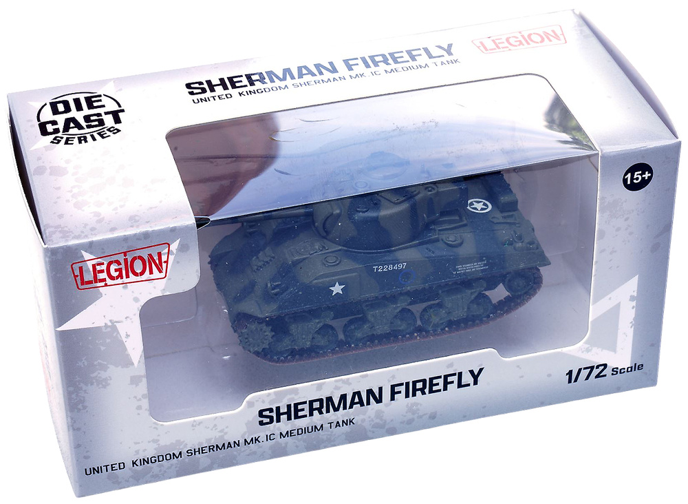 Sherman Firefly VC, 1ª División Armada, Normandía, 1944, 1:72, Legion 
