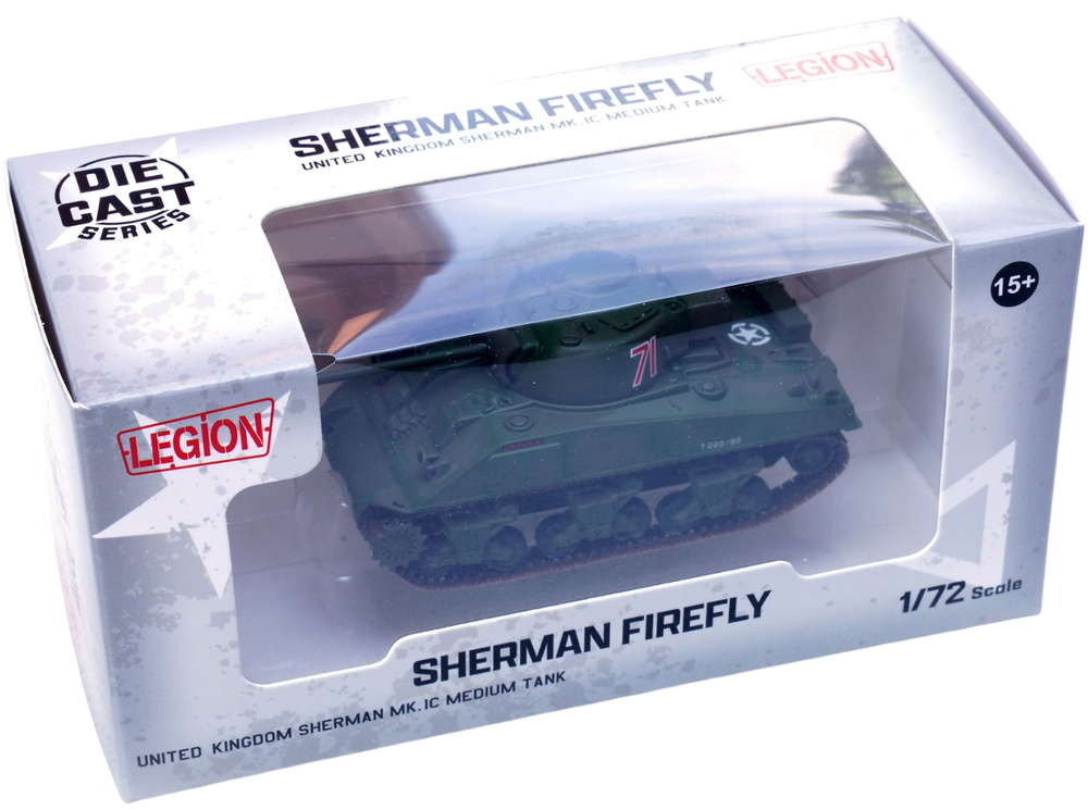 Sherman Firefly VC, 13º/18º Húsares Reales, 27ª Brigada Acorazada, 1:72, Legion 