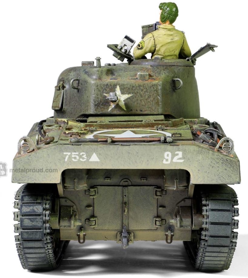 Sherman M4 (75) 753 ° Batallón de Tanques, Gustav Line, Italia 1944, 1:32, Forces of Valor 