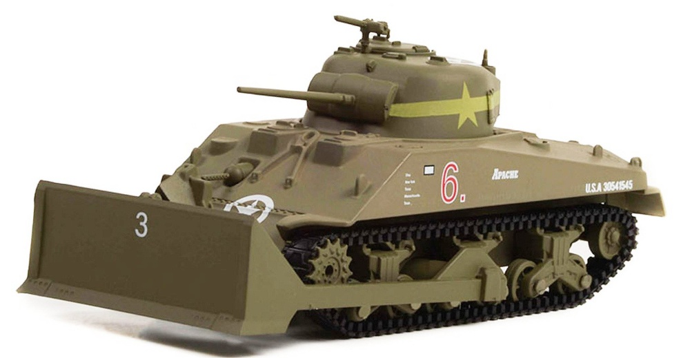 Sherman M4 Bulldozer, EEUU, 2ª Guerra Mundial, Normandía 1944, 1:64, Greenlight 
