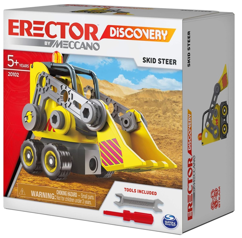 Skid Steer Bulldozer, Meccano Junior 