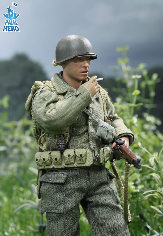 Soldado Caparzo, Rangers de EE.UU., Palm Hero Series WWII, 1:12, Did XA80011 