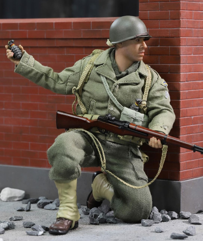 Soldado Caparzo, Rangers de EE.UU., Palm Hero Series WWII, 1:12, Did XA80011 