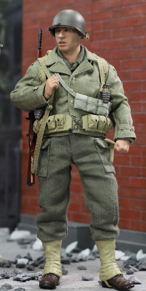 Soldado Caparzo, Rangers de EE.UU., Palm Hero Series WWII, 1:12, Did XA80011 