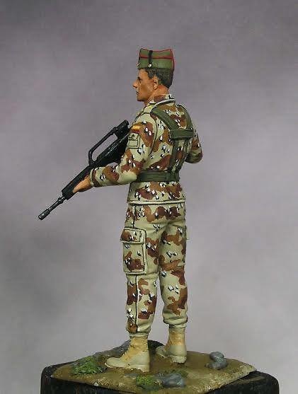 Soldado Legionario, Ejército Español, 75 m.m. 