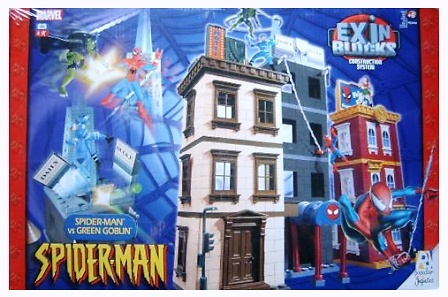 Spider-man vs Green Goblin, Exin Blocks, Popular Juguetes 