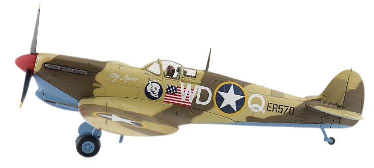 Spitfire Vb, Trop ER570, 4th FS, 52nd FG, MACAF, Agosto, 1943, 1:48, Hobby Master 
