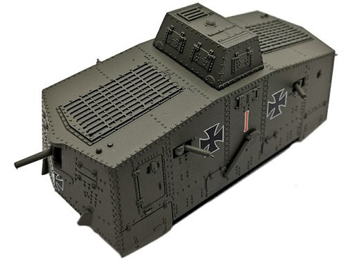 Sturmpanzerwagen A7V, Alemania, 1917, 1:72, Panzerkampf 