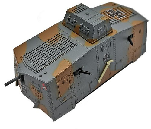Sturmpanzerwagen A7V (bicolor), Alemania, 1917, 1:72, Panzerkampf 