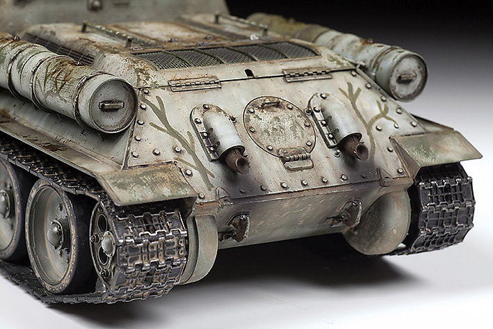 Su-122, Cañón autopropulsado soviético, Segunda Guerra Mundial, 1:35, Zvezda 