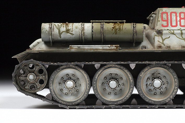 Su-122, Cañón autopropulsado soviético, Segunda Guerra Mundial, 1:35, Zvezda 