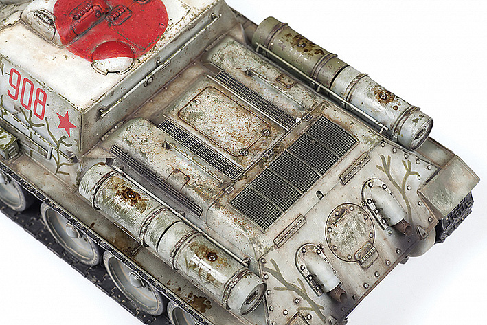 Su-122, Cañón autopropulsado soviético, Segunda Guerra Mundial, 1:35, Zvezda 