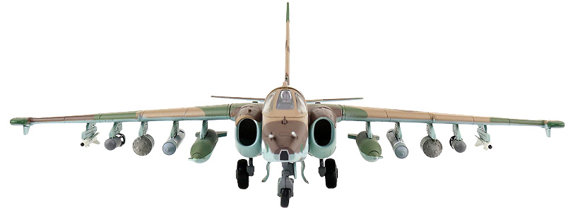 Su-25K Frogfoot Red 03, Teniente Coronel Alexander Rutskoy, Agosto, 1988, 1:72, Hobby Master 