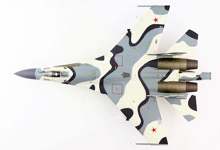 Su-27SKM Blue 305, Paris Airshow, 2005, 1:72, Hobby Master 
