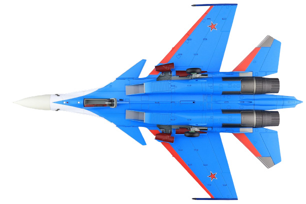Su-30SM, Russian Knights Blue, RF-81705, Rusia, 2019 (con calcas), 1:72, Hobby Master 