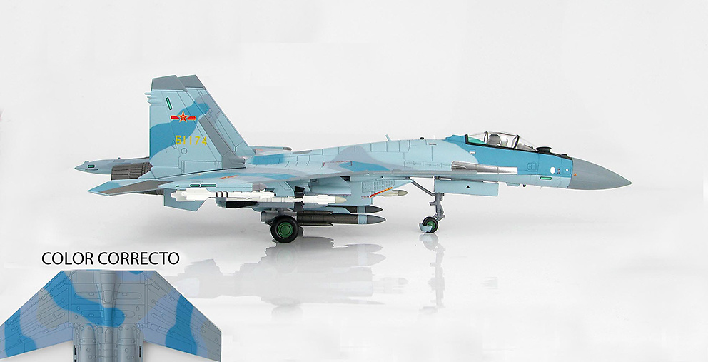 Su-35S Flanker E 61174, Fuerza Aérea del Ejército de Liberación del Pueblo, China, 2016, 1:72, Hobby Master 