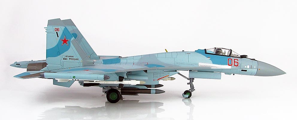 Su-35S Flanker E Red 06, Fuerzas Aéreas Rusas, Latakia, Siria, 2016, (INCLUYE CALCAS), 1:72, Hobby Master 