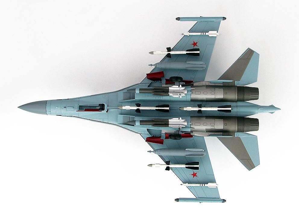 Su-35S Flanker E Red 06, Fuerzas Aéreas Rusas, Latakia, Siria, 2016, (INCLUYE CALCAS), 1:72, Hobby Master 